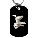 White Poodle Dog Gifts BB Dog Tag (Two Sides)