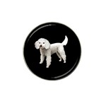 White Poodle Dog Gifts BB Hat Clip Ball Marker