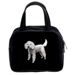 White Poodle Dog Gifts BB Classic Handbag (Two Sides)