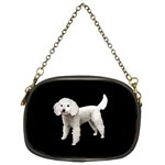 White Poodle Dog Gifts BB Chain Purse (Two Sides)