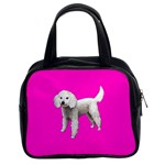 White Poodle Dog Gifts BP Classic Handbag (Two Sides)