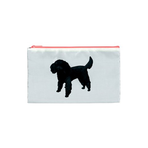 Black Poodle Dog Gifts BW Cosmetic Bag (Small) from UrbanLoad.com Front