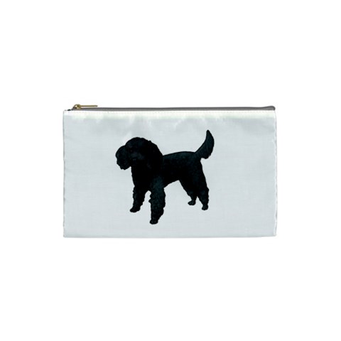 Black Poodle Dog Gifts BW Cosmetic Bag (Small) from UrbanLoad.com Front