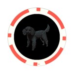 Black Poodle Dog Gifts BB Poker Chip Card Guard