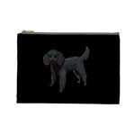 Black Poodle Dog Gifts BB Cosmetic Bag (Large)
