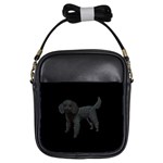 Black Poodle Dog Gifts BB Girls Sling Bag