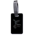 Black Poodle Dog Gifts BB Luggage Tag (two sides)