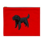 Black Poodle Dog Gifts BR Cosmetic Bag (XL)