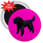 Black Poodle Dog Gifts BP 3  Magnet (10 pack)