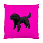 Black Poodle Dog Gifts BP Cushion Case (One Side)