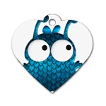 Love Alien Dog Tag Heart (Two Sides)