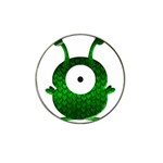Green Love Alien Hat Clip Ball Marker (4 pack)