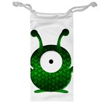 Green Love Alien Jewelry Bag