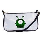 Green Love Alien Shoulder Clutch Bag