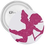 Pink Love Cupid 3  Button