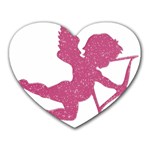 Pink Love Cupid Mousepad (Heart)