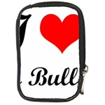 I-Love-My-Bulldog Compact Camera Leather Case