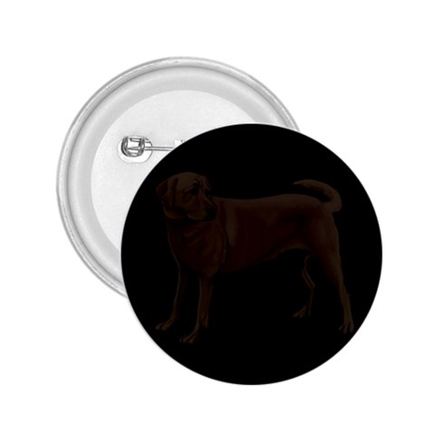 Chocolate Labrador Retriever 2.25  Button from UrbanLoad.com Front
