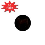 Chocolate Labrador Retriever 1  Mini Button (10 pack) 