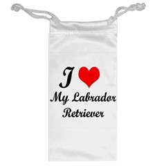I Love My Labrador Retriever Jewelry Bag from UrbanLoad.com Back