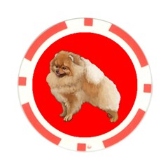 Pomeranian Dog Gifts BR Poker Chip Card Guard (10 pack) from UrbanLoad.com Back