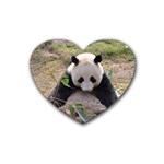 Big Panda Rubber Coaster (Heart)