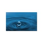 Water Drop Sticker (Rectangular)
