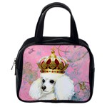 White Poodle Princess Classic Handbag (One Side)