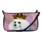 White Poodle Princess Shoulder Clutch Bag