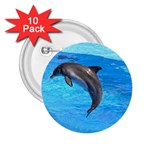 Jumping Dolphin 2.25  Button (10 pack)