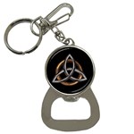 Triquetra Brown/silver Bottle Opener Key Chain