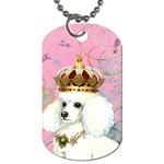 White Poodle Princess Print 5 By 6 Zazzle Copy Dog Tag (One Side)