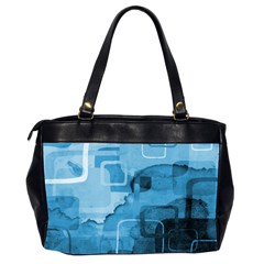 blue Oversize Office Handbag (Two Sides) from UrbanLoad.com Back