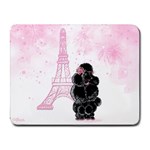 Blk Poo Eiffel For Print 5 By 7 Small Mousepad