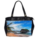 Beach Boulder Barbados Oversize Office Handbag (Two Sides)