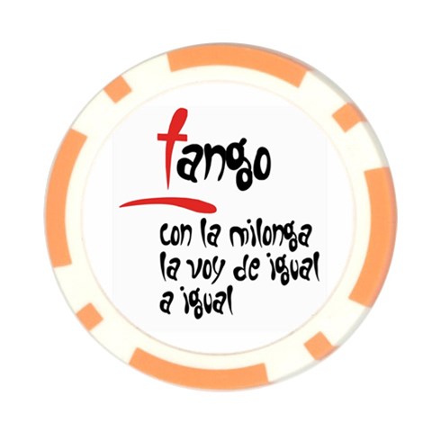 Milonga Poker Chip Card Guard from UrbanLoad.com Front