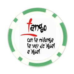 Milonga Poker Chip Card Guard from UrbanLoad.com Front