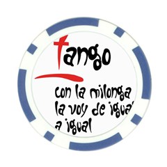 Milonga Poker Chip Card Guard from UrbanLoad.com Back