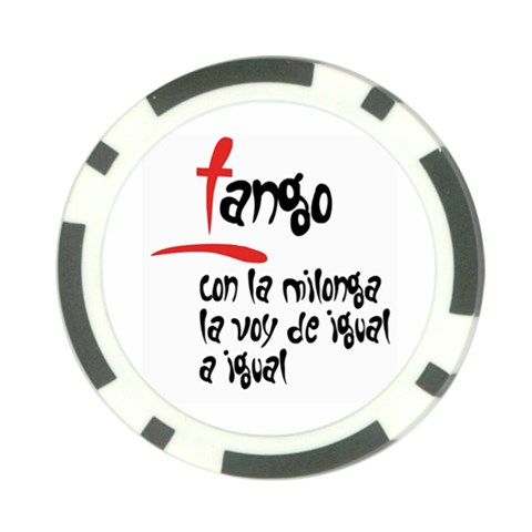 Milonga Poker Chip Card Guard (10 pack) from UrbanLoad.com Front