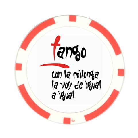 Milonga Poker Chip Card Guard (10 pack) from UrbanLoad.com Front