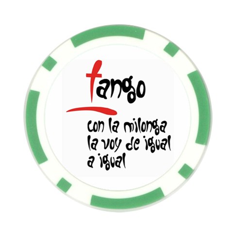 Milonga Poker Chip Card Guard (10 pack) from UrbanLoad.com Front
