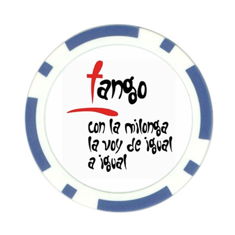 Milonga Poker Chip Card Guard (10 pack) from UrbanLoad.com Front