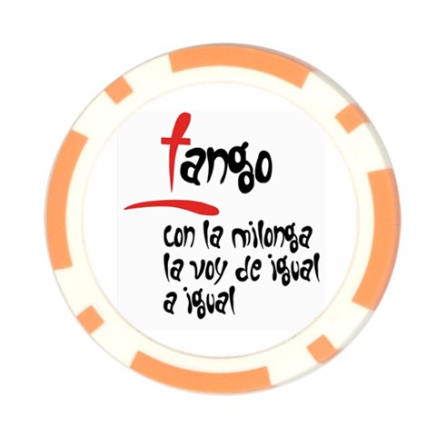 Milonga Poker Chip Card Guard (10 pack) from UrbanLoad.com Front
