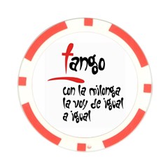 Milonga Poker Chip Card Guard (10 pack) from UrbanLoad.com Front