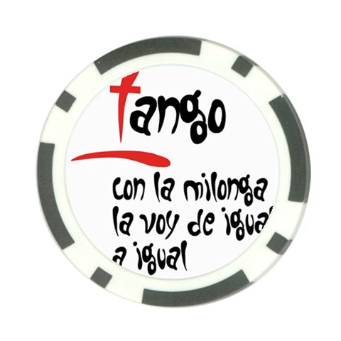 Milonga Poker Chip Card Guard (10 pack) from UrbanLoad.com Back