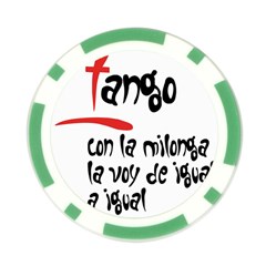 Milonga Poker Chip Card Guard (10 pack) from UrbanLoad.com Back
