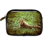 Cheetah  Digital Camera Leather Case