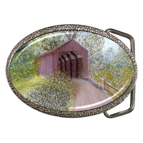 Coveredbridge300 Belt Buckle from UrbanLoad.com Front