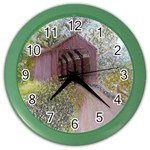 Coveredbridge300 Color Wall Clock