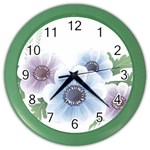 Flower028 Color Wall Clock